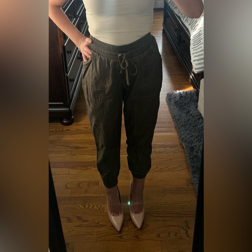 a new day Olive Green Jogger Styled Pants